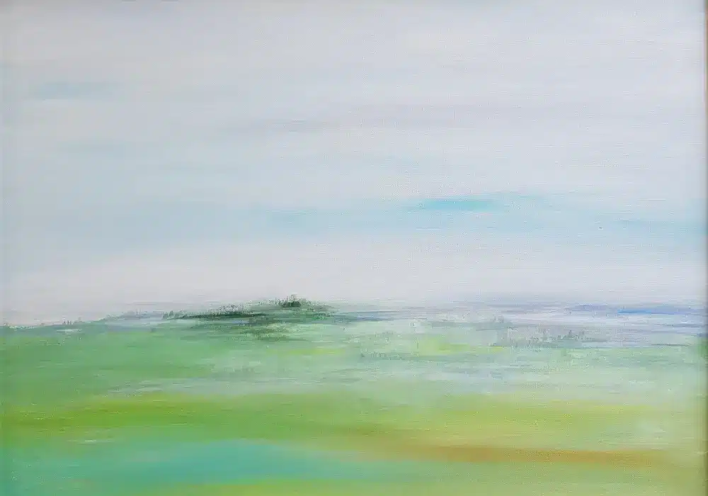 Hula Valley Marsh Artwork By Israeli Jewish Artist Ednah Schwartz