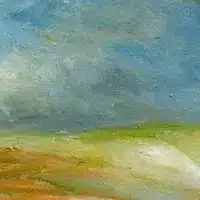 Painting Of The Hula Valley By Israeli Artist Ednah Schwartz