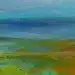 Early Morning in the Hula Valley in Fall by Jewish Israeli Artist Ednah Schwartz
