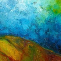 The Southern Part Of The Golan Heights By Israeli Artist Ednah Schwartz