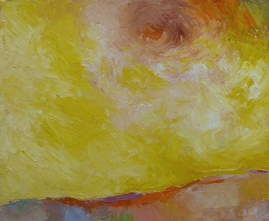 Summer In The Upper Galilee Painting By Israeli Artist Ednah Schwartz