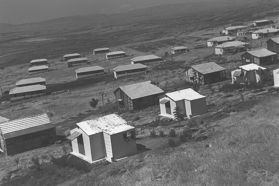 First Houses Of Kibbutz Kfar Blum in the Upper Galilee Of Israel