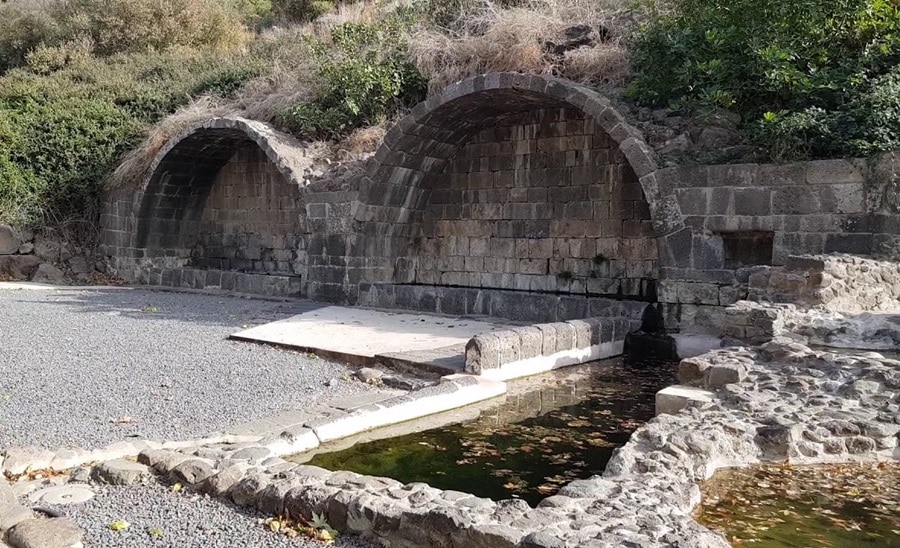 Image Of The Historical Site Of Ein Keshatot in The Golan Heights