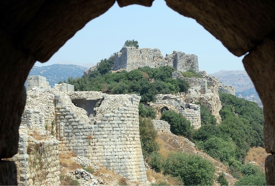 Ancient Nimrod Castle In The Galilee Israel