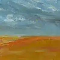 Along the Israeli Coast in Summer Painting By Jewish Artist From Israel Ednah Schwartz