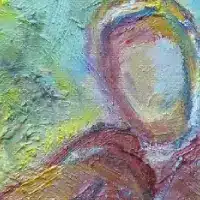 An Arab Israeli Woman Painting By Israeli Artist Ednah Sarah Schwartz