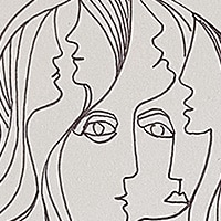 My Diverse Emotions by Jewish Israeli Artist Ednah Schwartz