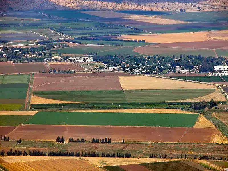 Agricultural Lands Of Kibbutz Kfar Blum In The Upper Galilee Agricultural Lands Of Kibbutz Kfar Blum In The Upper Galilee