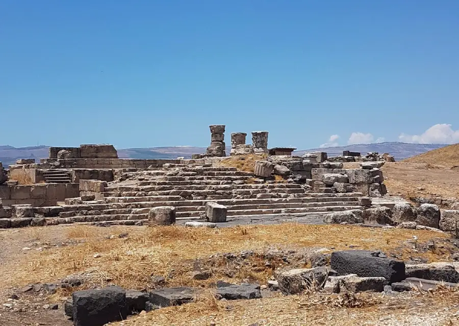 Omrit Archaeological Site Hula Valley Upper Galilee
